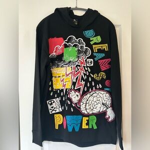 NWT Create 2mrw Men’s Long Sleeve Hoodie Tee - No Days Off